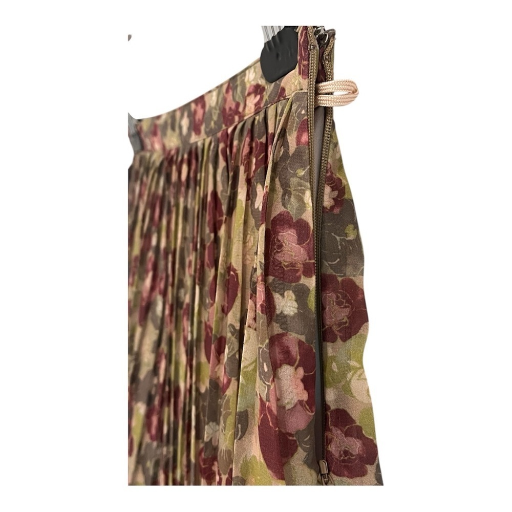 Wilfred Twirl Pleated Floral Mini Skirt size 2 - Picture 4 of 7